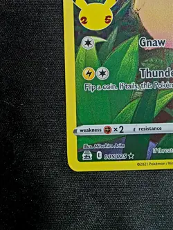 Pokemon 2021 Celebrations ⚡005/025 Pikachu⚡ Full Art - Image 2