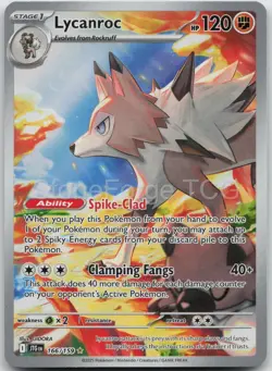 Lycanroc 166/159 Illustration Rare Journey Together Pokemon NM/M - Image 1