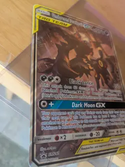 FULL ART Umbreon & Darkrai GX ULTRA RARE Tag Team SM241 Pokemon Holo Promo jumbo - Image 2