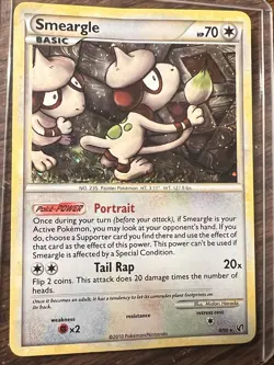 Pokemon TCG Smeargle Undaunted 8/90 Holo RARE WITH SWIRL 🌀 - Image 1