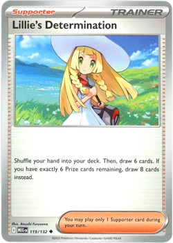 Lillie's Determination 119/132 - Mega Evolution - Pokemon - NM/M English - Image 1