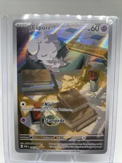Pokemon Espurr IR Illustration Rare Full Art Near Mint Perfect Order 095/088 - Image 1