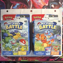 My First Battle Box -Pikachu & Bulbasaur Mini & charmander and squirtle pokemon - Image 1