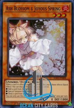 Yugioh Ash Blossom & Joyous Spring RA01-EN008 Super Rare 1st Edition - Image 3