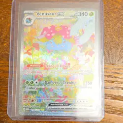 Pokemon Venusaur ex 198/165 SV Scarlet & Violet 151 SIR Full Art Holo 2023 - Image 1