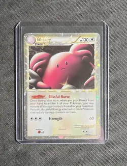 Blissey Prime 106/123 HeartGold SoulSilver (Pokemon) Holo Rare - MP - Image 1