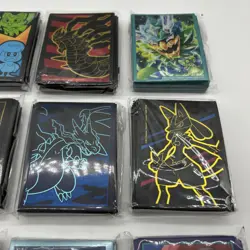 Pokemon ETB Sleeves Lot Of 9 Packs! - Charizard, Eevee, Lucario, Vulpix & More - Image 3