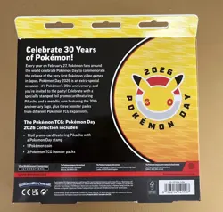 Pokemon Day 2026 Collection Pikachu Promo New Sealed CASE OF 6 NEW - Image 2