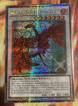 Black Rose Dragon (Alt Art) Yugioh RA04-EN057 Quarter Century Secret Rare QCR NM - Image 1