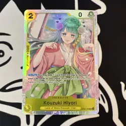 Bandai Kouzuki Hiyori OP06-106 Wings of the Captain Super Rare Foil - Image 1