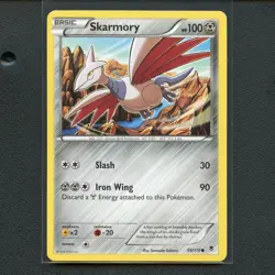 Pokemon TCG Skarmory 59/119 XY Phantom Forces Regular Common Card EN-LP 2014 - Image 1