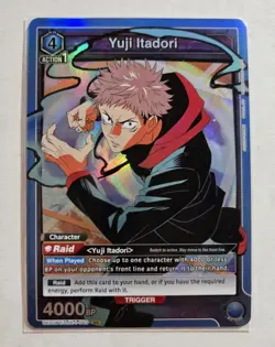 Yuji Itadori SR Union Arena TCG #JJK-1-040 Super Rare Jujutsu Kaisen - Image 1