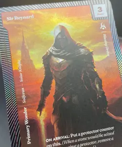 Trinity Barboni 391/401 & Sir Reynard 372/401 [Foil] Wonders of the First NM/M - Image 3