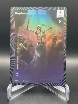 Harp Enjoyer T-021 Existence Token Rare Full Art Foil Wonders of the First NM/M - Image 1