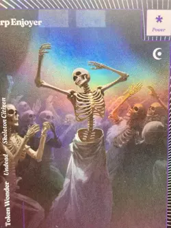 Harp Enjoyer T-021 Existence Token Rare Full Art Foil Wonders of the First NM/M - Image 3