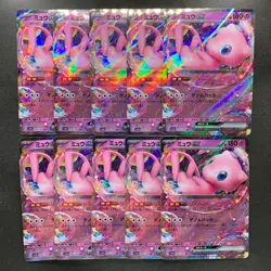 NM 10 card Mew ex RR 076/190 SV4a Shiny Treasure Pokemon 1000 - Image 1