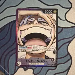 Monkey.D.Luffy Alt Leader Parallel One Piece Card Game OP09-061 Used japanese - Image 1