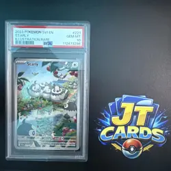 PSA 10 Starly Scarlet & Violet 221/198 GEM MINT Graded Pokemon Card - Image 2