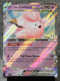 Lillie's Clefairy EX 056/159 Double Rare Holo Journey Together SV9 Pokemon Card - Image 1