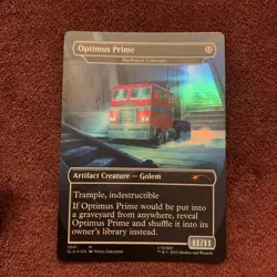 Optimus Prime Darksteel Colossus Secret Lair Drop Foil 1081 NM+ Unplayed MTG - Image 2