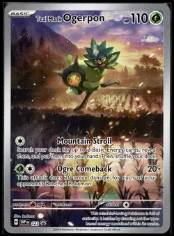 Teal Mask Ogerpon Promo SV: Scarlet & Violet Promo Cards 123 NM - Image 1