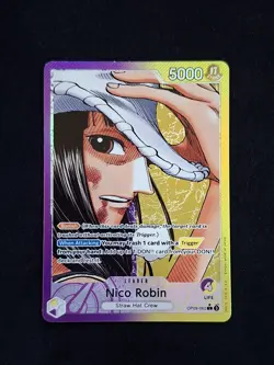 OP09-062 Nico Robin (Alt Art Leader) ONE PIECE Card TCG NM English - Image 1