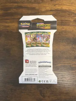 Pokemon TCG Evolving Skies Sleeved Booster Pack Umbreon Art 10 Cards SEALED - Image 2