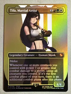 MTG / Tifa, Martial Artist / FIC / #206 / FOIL (Borderless) / Mythic / NM - Image 1
