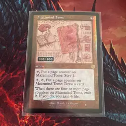 Mazemind Tome - Schematic Serialized 305 /500 - The Brothers' War - Magic - MTG - Image 1
