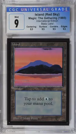 ISLAND Collectors Ed Intl CGC 9 MTG [Nostalgium] - Image 1