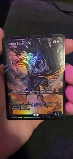 Super Shredder (Showcase) Teenage Mutant Ninja Turtles MTG Foil #0285 - Image 1