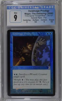 VOIDMAGE PRODIGY Timeshifted Foil CGC 9 Q++ MTG [Nostalgium] - Image 1