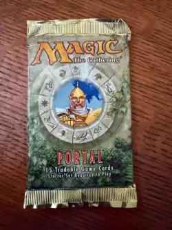 1997 Magic the Gathering MTG TCG Portal Booster Pack Wizards Of The Coast Sealed - Image 1