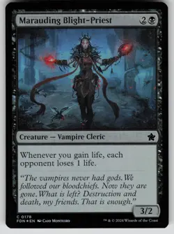 Marauding Blight-Priest Foil C Foundations 178 NM - Image 1