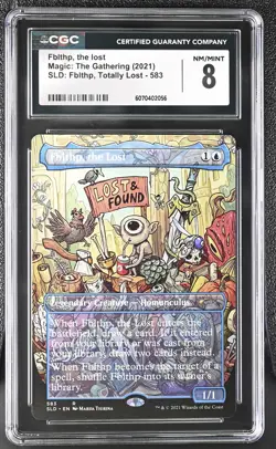 FBLTHP, THE LOST Secret Lair Rare CGC 8 MTG EDH [Nostalgium] - Image 1