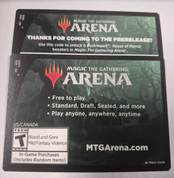 Duskmourn Arena Game Prerelease code - Online MTG *Limited Quantity* - Image 1