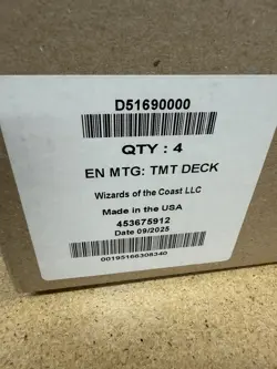 Magic: The Gathering Teenage Mutant Ninja Turtles Commander Deck 4 Box Case - Image 1