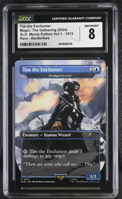 TIM THE ENCHANTER // PRODIGAL SORCERER Secret Lair Rare CGC 8 MTG [Nostalgium] - Image 1