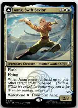 MTG Aang, Swift Savior // Aang and La, Ocean's Fury Avatar: The Last Airbender T - Image 1