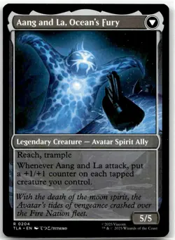 MTG Aang, Swift Savior // Aang and La, Ocean's Fury Avatar: The Last Airbender T - Image 2
