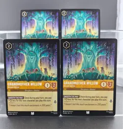 Disney Lorcana Grandmother Willow -Ancient Advisor 13/204 Winterspell UC 4 Cards - Image 1