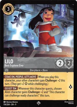 Lilo Best Explorer Ever 174/204 Fabled Disney Lorcana - Image 1