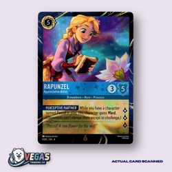 Rapunzel - Appreciative Artist 1/DIS EPCOT Arts Festival Promo NM Disney Lorcana - Image 1