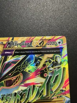 M Rayquaza EX (Shiny Full Art) 98/98 XY - Ancient Origins Holo - Image 4