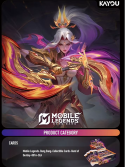 Mobile Legends Trading Card Game Booster Box Anime Collectible New Sealed - Image 2