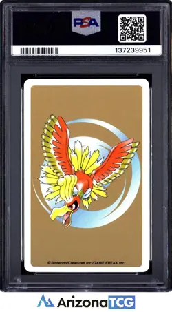 Pokemon 2000 Cubone 104 9 Of Clubs Gold Playing Card Japanese GEM MINT PSA 10 - Image 2