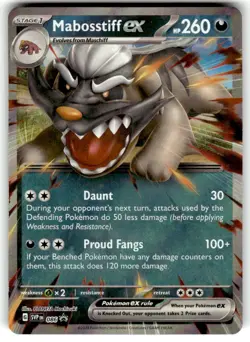 Mabosstiff ex 086 Sv: Scarlet & Violet Promo Cards Holo NM - Image 1