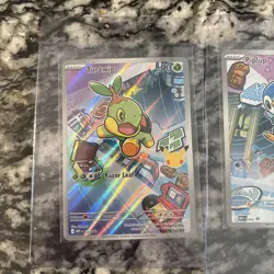 Pokemon First Partner Illustration Collection Series 1 Sinnoh Gen 4 (3 Cards) - Image 2