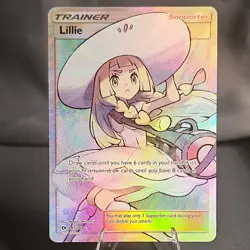 Pokemon Lillie Full Art Trainer Supporter Holo 147/149 Single Card MP - Image 1