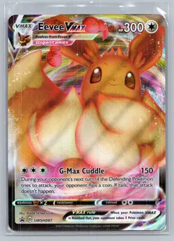 Eevee VMAX SWSH087 SWSH: Sword & Shield Promo Cards Holo Promo NM - Image 1